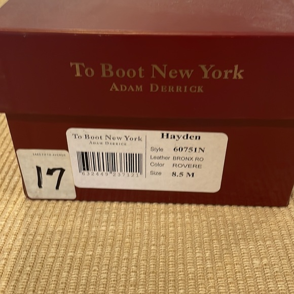 To Boot New York Brushed Leather Dark Brown Men’s Size 8.5 - Picture 11 of 11